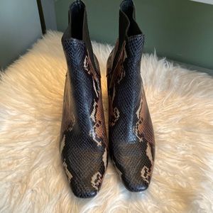 EUC snake booties